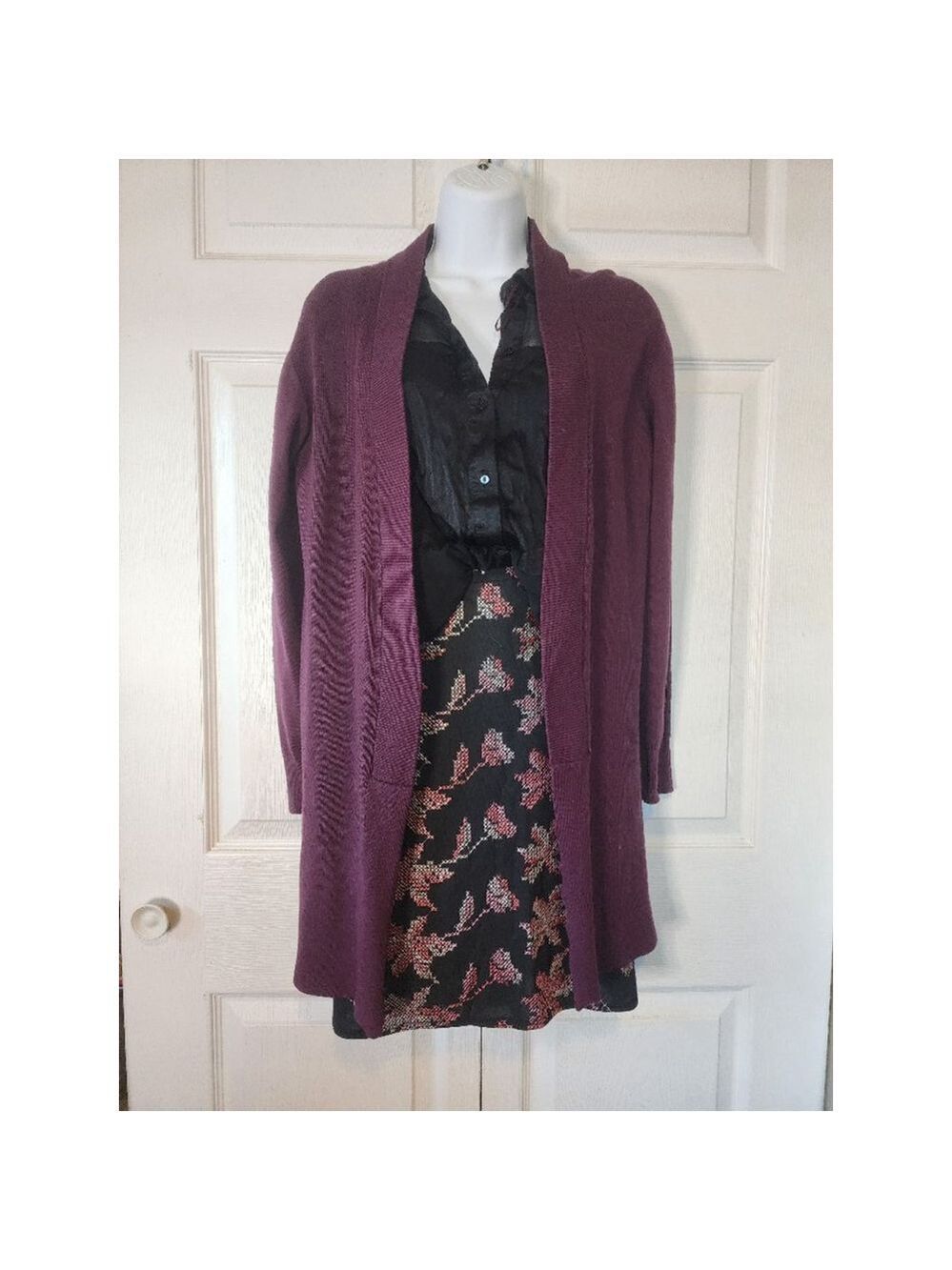 Worthington Purple Cardigan